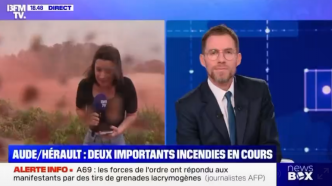 Les précisions de BFMTV après ce duplex qui s'est mal fini près de l'incendie de Fabrègues