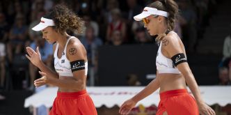 Beach-volley à Gstaad: Les soeurs Vergé-Dépré affronteront une autre paire suisse pour la 3e place