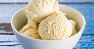 Cette glace est parfaite pour terminer un repas (copieux) !