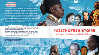La Fondation pour la mémoire de l'esclavage appelle à un débat national sur la réparation dans les Outre-mer