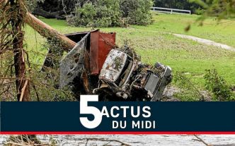 Incendie mortel près de Loudéac, Tour de France retardé, inondations meurtrières au Texas : le point à la mi-journée