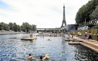 Inaugurés la veille, les bassins de baignade sur la Seine déjà fermés... à cause de la pluie
