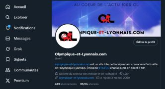 Pour suivre toute l'actualité de l'OL, rejoignez-nous sur nos réseaux sociaux