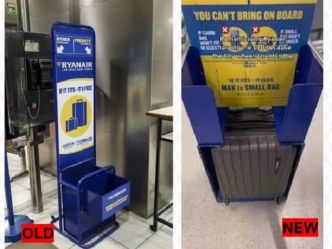 Ryanair revoit à la hausse de 20% la taille des bagages gratuits en cabine