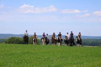 En randonnée à cheval à Besançon, entre histoire et nature