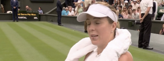 Pavlyuchenkova à l'arbitre : « C'est incroyable. Vous m'avez volé le jeu ! »