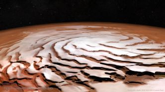 La spirale du pôle Nord de Mars