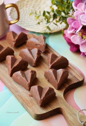 Bouchées facon fudge chocolat/fruits secs (sans cuisson)