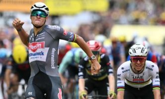 TDF. Tour de France - Mathieu van der Poel la 2e étape et le Jaune... Pogacar s'incline