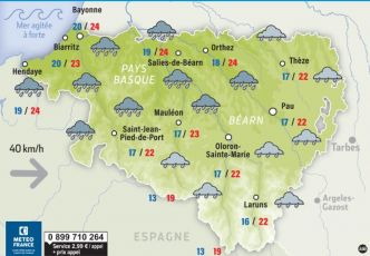 Météo : la baisse des températures se poursuit ce lundi dans le Béarn et les Pyrénées-Atlantiques, découvrez les prévisions