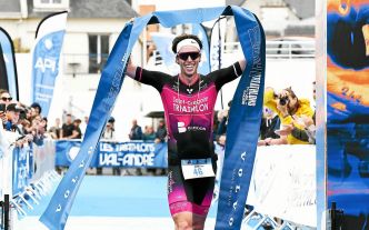 Aurélien Le Lay, triathlète, duathlète et aventurier, vainqueur à Pléneuf-Val-André