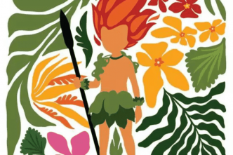 Curupira, personnage mythique de l'Amazonie brésilienne mascotte officielle de la COP30