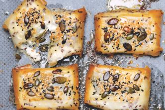 Feta en pâte filo et miel