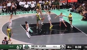 WNBA : Dominique Malonga frôle le double-double à New York