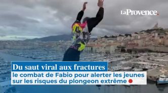 VIDÉO. Plongeon : après un grave accident, le Marseillais Fabio Arnold met en garde les jeunes sauteurs de l'extrême