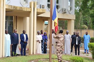 Tchad : Cérémonie de levée des couleurs au ministère de l'Éducation Nationale