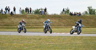 Photos. Motocyclisme - Championnat de France supermotard : Steve Bonal intouchable à Mirecourt