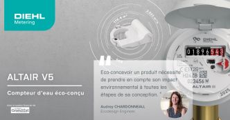 Diehl Metering renforce sa démarche d'éco-conception avec sa cinquième génération de compteurs d'eau