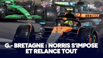 F1 : Norris s'impose en Grande-Bretagne et rattrape Piastri au général