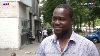 Il a sauvé des femmes et des bébés d'un incendie à Paris : Fousseynou Cissé va être décoré | TF1 INFO