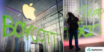 Des militants climatiques s’en prennent au magasin Apple de la 5e Avenue
