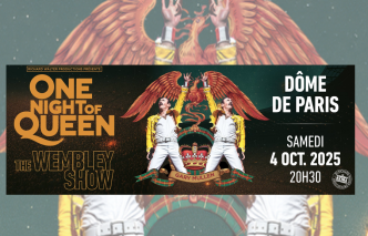 One Night of Queen – The Wembley Show : le plus grand hommage à Queen en tournée en France