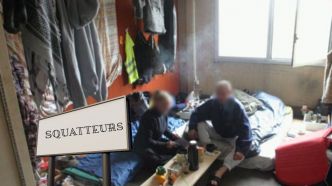 En rentrant des courses, ils découvrent des squatteurs chez eux