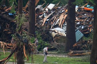 Inondations au Texas : la crue impressionnante du fleuve Guadalupe en images