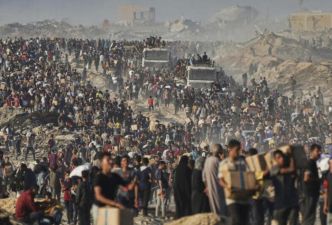 Se rendre dans un centre d’aide américain à Gaza, c’est à chaque fois risquer sa vie