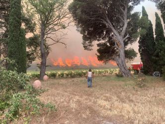 Incendie dans l'Aude : Le Château La Baronne durement touché par les flammes