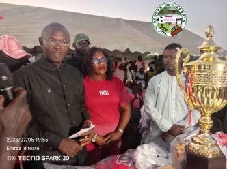 Village de Khinine- Finale tournoi de football: Papa Biram Ciss plaide pour la petite catégorie et annonce un programme de renforcement