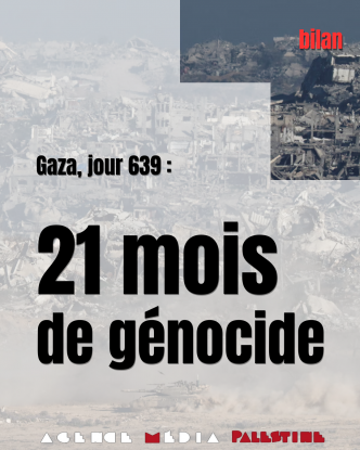 Gaza, jour 639 : 21 mois de génocide