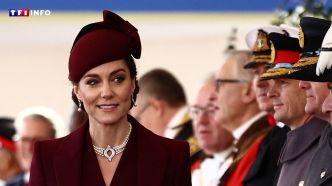 Visite d'État des Macron au Royaume-Uni : Kate de retour au premier plan après des semaines délicates | TF1 INFO
