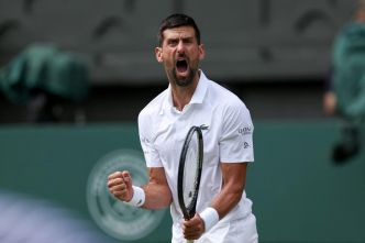 Dans la douleur, Djokovic se qualifie pour son 16e quart de finale à Wimbledon