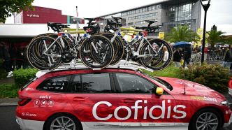 Sur le Tour de France, l'équipe Cofidis va retrouver ses vélos volés à 10 000 euros pièce