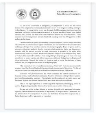 #USA : Aucune preuve n'a été établie montrant qu' #Epstein possédait une 'liste de clients' ou opérait un système de chantage !