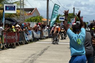 Tour de Martinique 2025 : le maillot jaune Damien Urcel gagne la troisième étape à Sainte-Luce