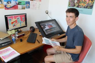 Cet Angoumoisin crée son propre court-métrage d'animation