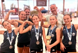L'exploit des M13 de Sainte-Maxime Cogolin Volley qui se sont emparées du titre de vice-championne de France