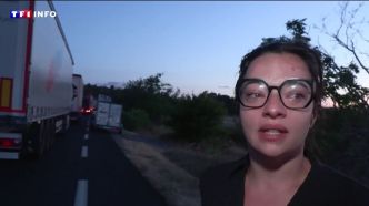 Incendie dans l'Aude : 2.000 hectares ravagés, fermeture de l'A9... le désarroi des automobilistes bloqués sur les routes | TF1 INFO