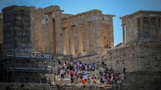 L'Acropole d'Athènes ferme partiellement ce mardi en raison de la canicule