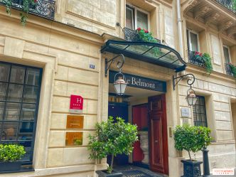 Le Belmont Paris : l'hôtel 4* élégant avec spa au cœur du Triangle d'or et du luxe parisien