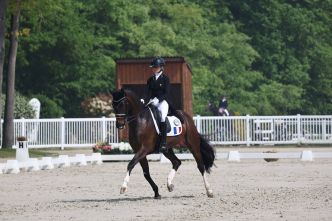 Mathilde Juglaret et Lightning Star RR forfaits pour les championnats d’Europe de dressage Jeunes cavaliers