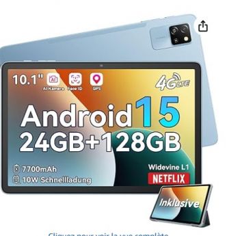 Bon plan tablette 10 pouces BLACKVIEW TAB60 pro à 108€