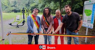 Péruwelz : Une aire de fitness en plein cœur de la ville "pour amener les gens à pratiquer une activité physique”