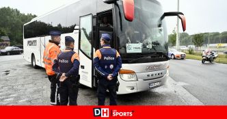 La police a mené un contrôle contre la migration irrégulière sur l'aire d'autoroute du Bois du Gard près de Mons