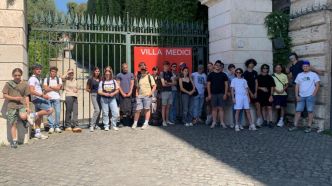 Les élèves du lycée agricole Carmejane de Chaffaut Saint-Jurson en résidence créative à la Villa Médicis de Rome