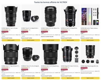 Amazon Prime Day : -20% sur les objectifs Viltrox autofocus, monture Sony E, Nikon Z et Fuji X