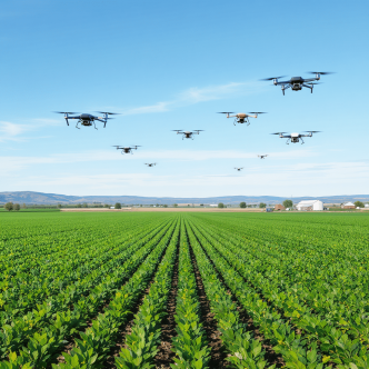 Drones personnalisés pour la surveillance agricole