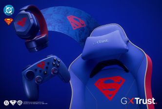 GXTrust sort un siège, un casque et une manette Superman !